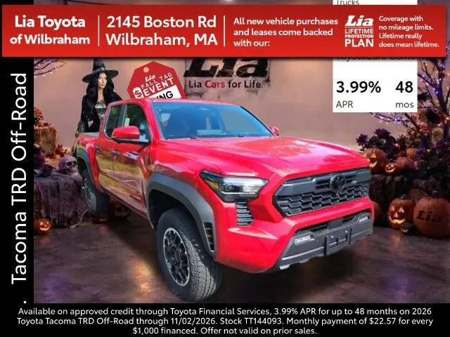 2026 Toyota Tacoma TRD Off Road for sale in Wilbraham, MA