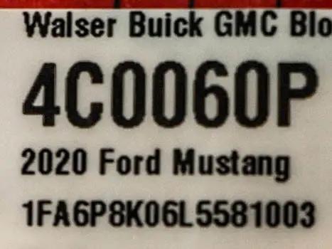 2020 Ford Mustang BULLITT Premium Fastback