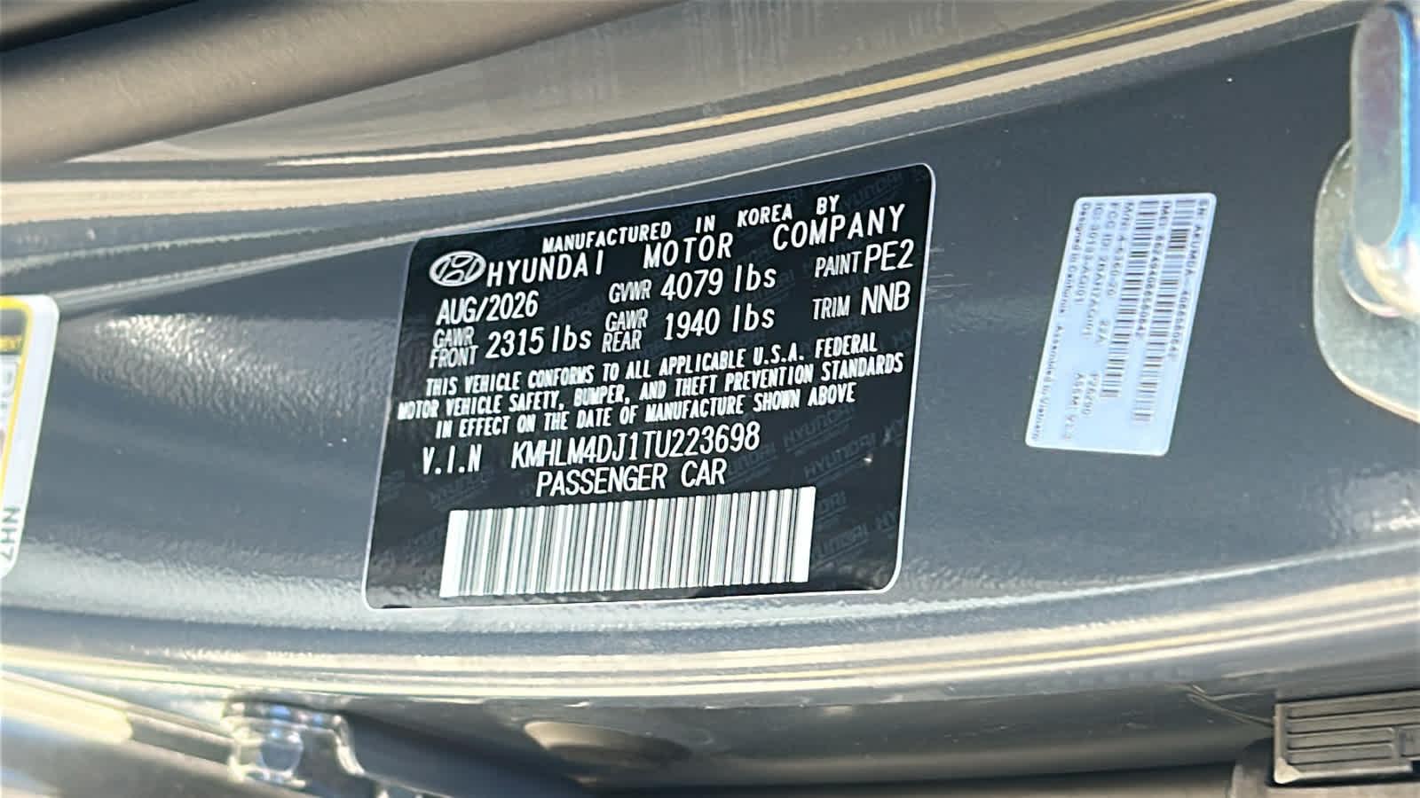 New 2026 Ecotronic Gray Hyundai Blue image 60