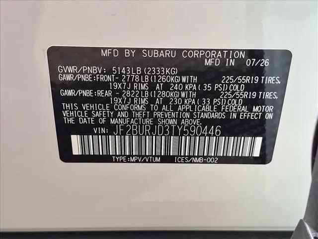 2026 Subaru Outback Touring XT