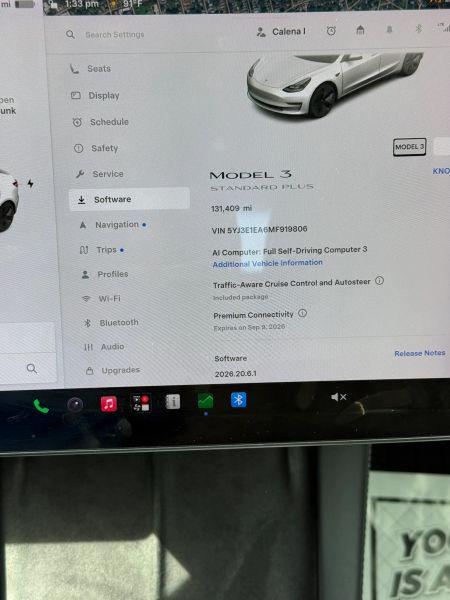 2021 Tesla Model 3 Standard Range Plus Rear-Wheel Drive