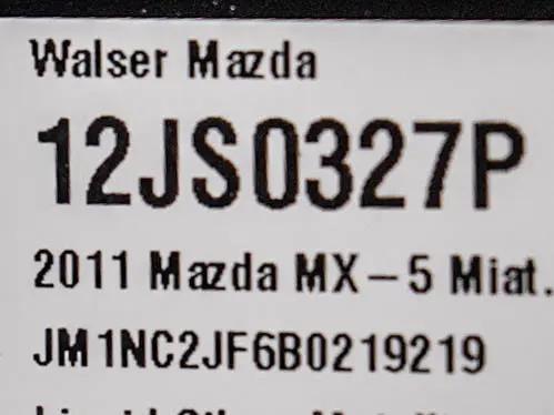 2011 Mazda MX-5 Sport