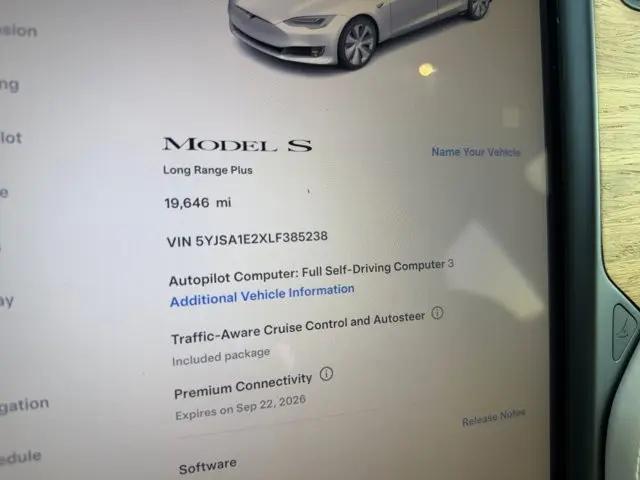 2020 Tesla Model S Long Range Plus Dual Motor All-Wheel Drive