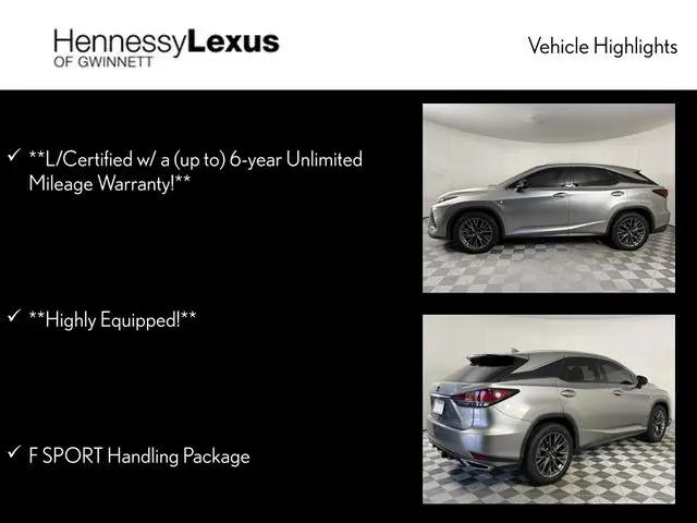 2022 Lexus RX 350 F SPORT Handling
