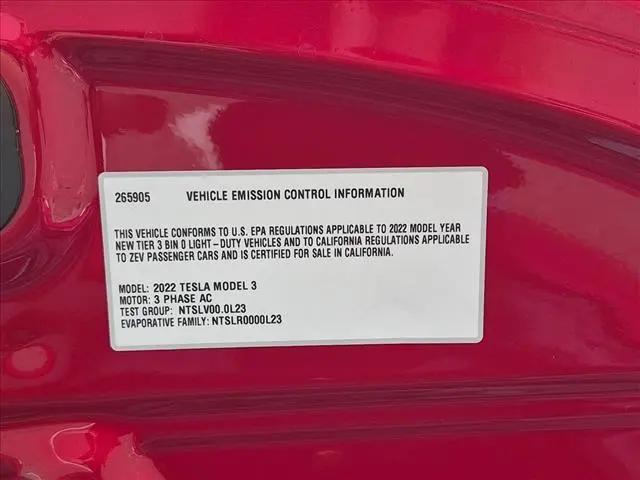 2022 Tesla Model 3 Long Range