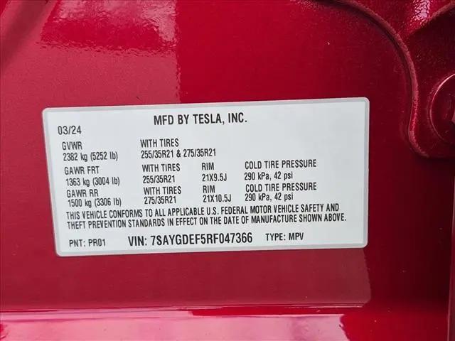 2024 Tesla Model Y Performance Dual Motor All-Wheel Drive