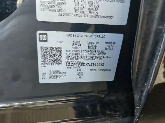 2022 Chevrolet Silverado 1500 4WD Crew Cab Short Bed LT Trail Boss
