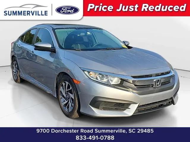 2016 Honda Civic EX for sale in Summerville, SC