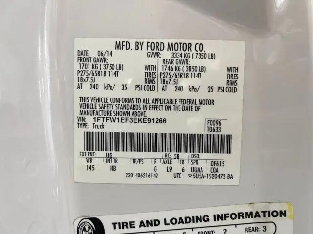 2014 Ford F-150 LARIAT