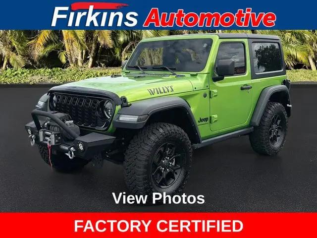 2025 Jeep Wrangler 2-Door Willys 4x4 for sale in Bradenton, FL