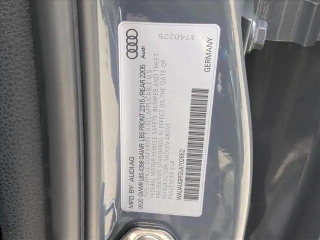 2020 Audi A3 Premium 40 TFSI Front-Wheel Drive S tronic