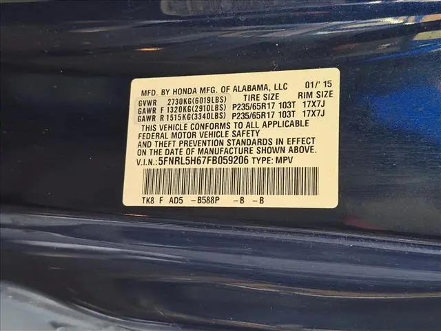 2015 Honda Odyssey EX-L
