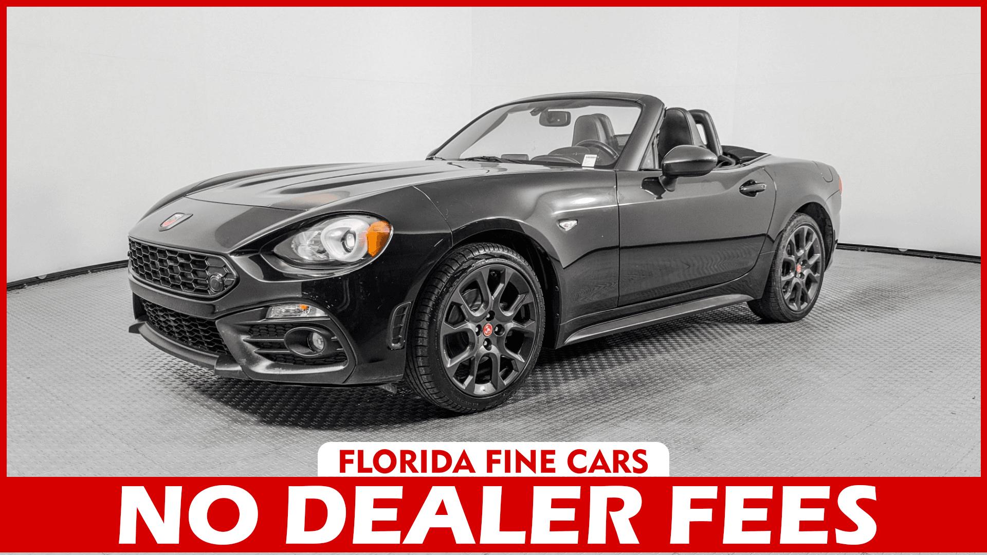 Forte Black Metallic 2018 FIAT 124 Spider Convertible Rear-Wheel Drive Manual