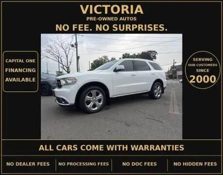 2015 Dodge Durango Limited for sale in LITTLE FERRY, NJ