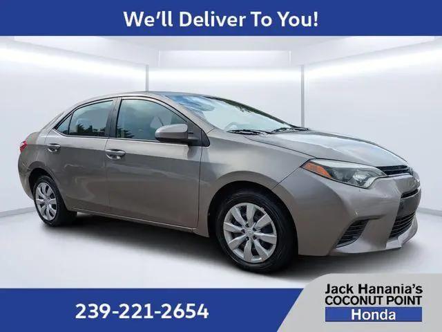 2015 Toyota Corolla LE for sale in Estero, FL