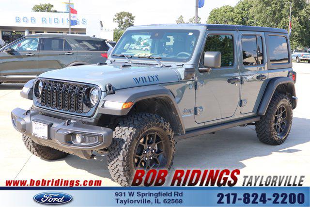 2025 Jeep Wrangler 4xe Willys 4xe for sale in Taylorville, IL