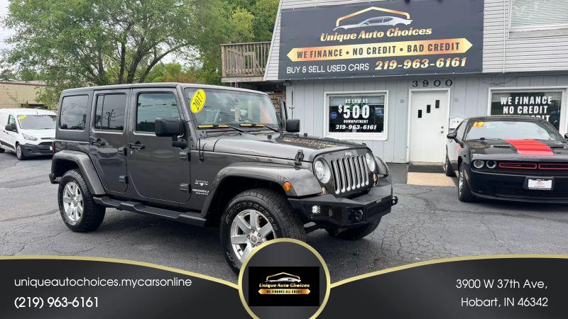 2017 Jeep Wrangler Unlimited Sahara 4x4 for sale in Hobart, IN