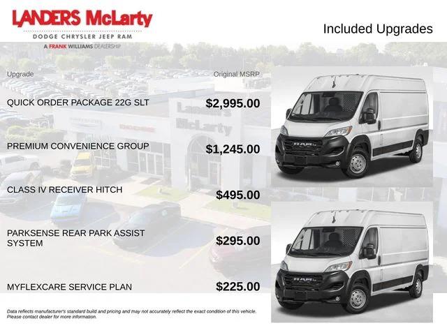 2026 RAM Ram ProMaster RAM PROMASTER 2500 SLT CARGO VAN HIGH ROOF 159 WB