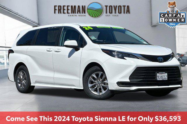 2024 Toyota Sienna LE for sale in Santa Rosa, CA