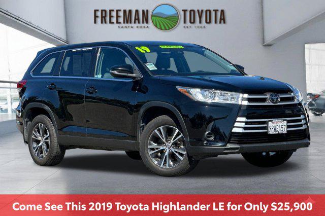 2019 Toyota Highlander LE for sale in Santa Rosa, CA