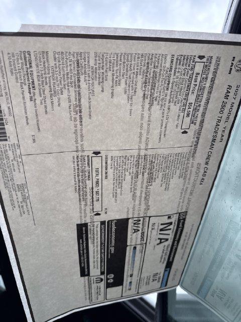 2027 Ram 2500 Tradesman