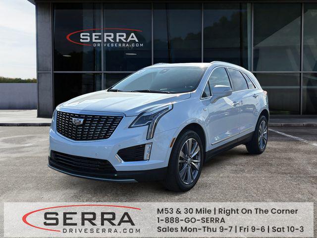Crystal White Tricoat 2024 Cadillac XT5 SUV / Crossover Four-Wheel Drive Automatic