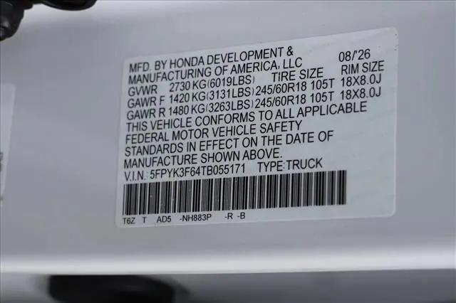 2026 Honda Ridgeline TrailSport
