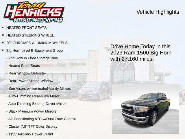 2023 Ram 1500 Big Horn Crew Cab 4x4 57 Box