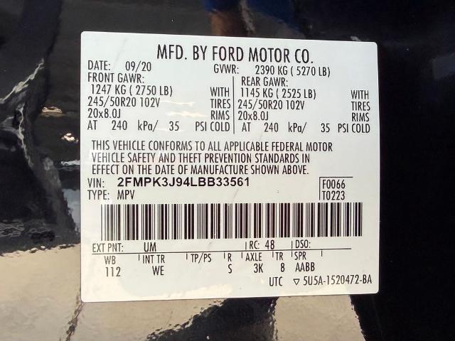 2020 Ford Edge ST Line