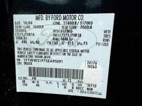 2005 Ford F-350 Lariat