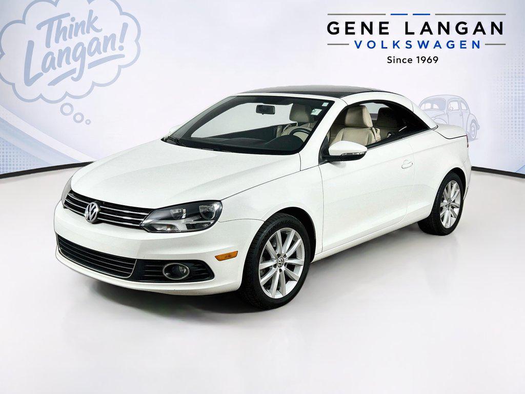 Candy White 2012 Volkswagen Eos Convertible Front-Wheel Drive Automatic