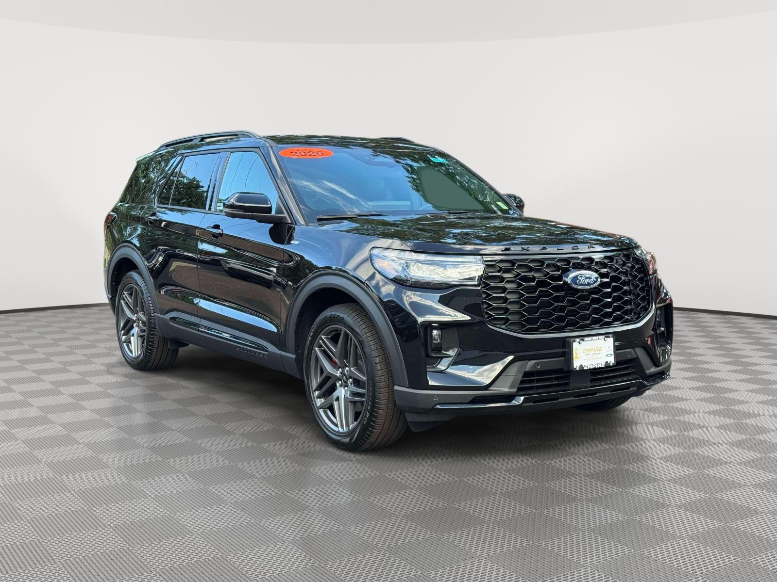 AGATE BLACK METALLIC 2026 Ford Explorer SUV / Crossover All-Wheel Drive Automatic