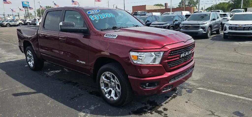 2021 Ram 1500 Big Horn Crew Cab 4x4 57 Box for sale in Warren, MI