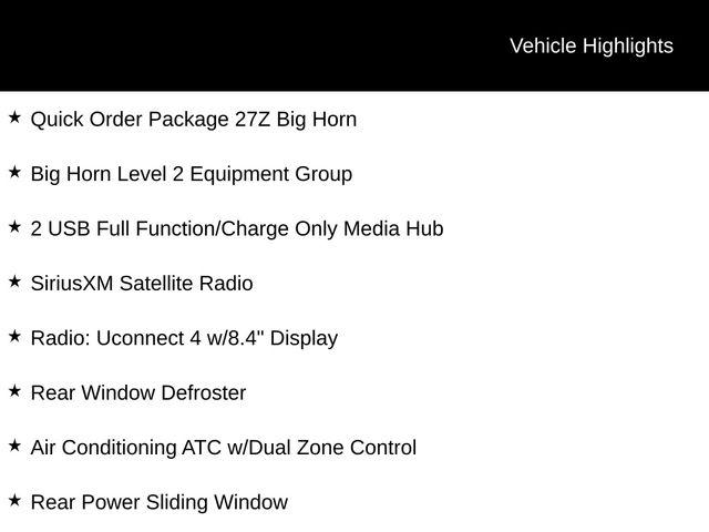 2020 Ram 1500 Big Horn Crew Cab 4x4 57 Box