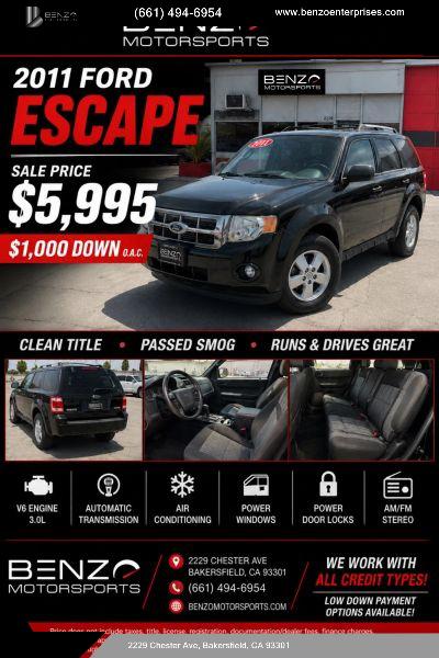 2011 Ford Escape XLT for sale in Bakersfield, CA