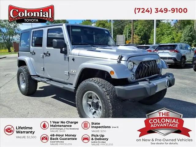 2018 Jeep Wrangler JK Unlimited Sahara 4x4 for sale in Indiana, PA