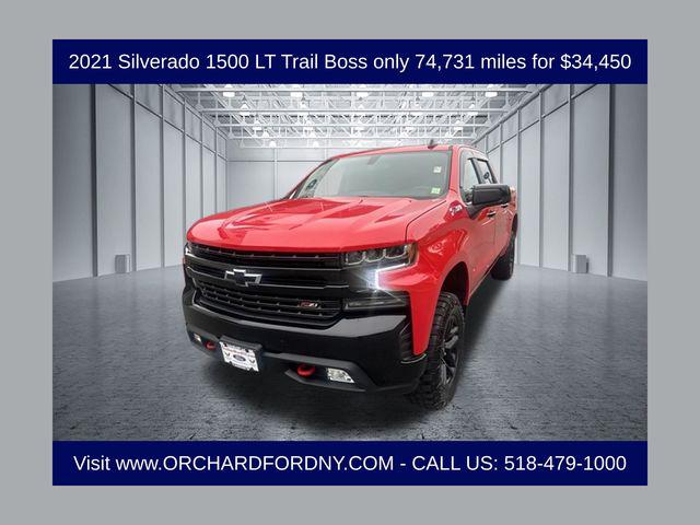 2021 Chevrolet Silverado 1500 4WD Crew Cab Short Bed LT Trail Boss for sale in East Greenbush, NY