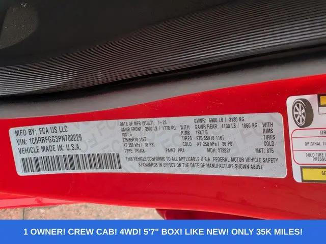 2023 Ram 1500 Tradesman Crew Cab 4x4 57 Box