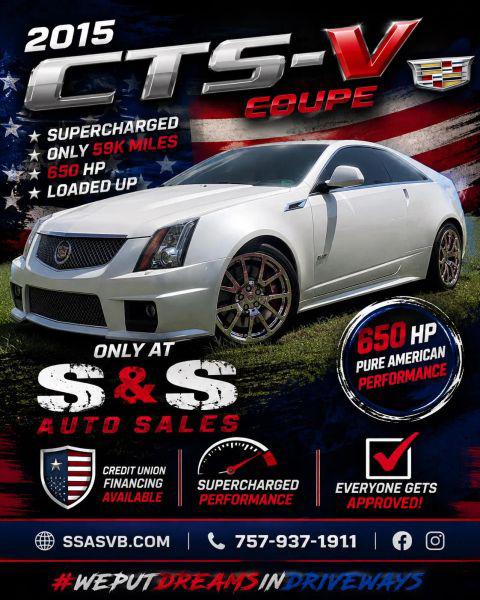 2015 Cadillac CTS-V CTS-V for sale in Yorktown, VA