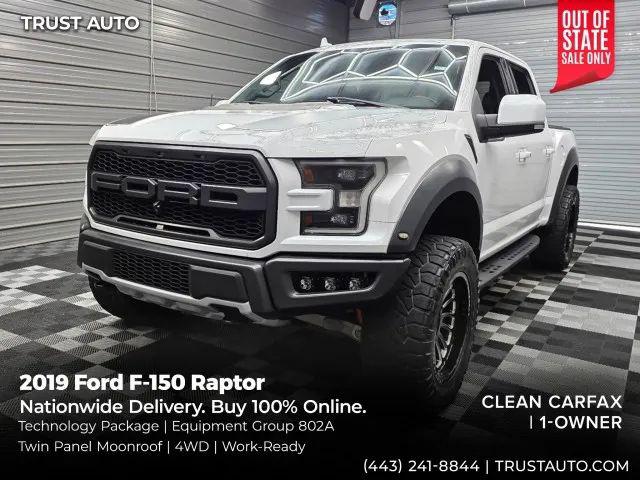 2019 Ford F-150 Raptor for sale in Sykesville, MD