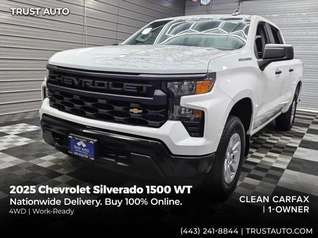 2025 Chevrolet Silverado 1500 4WD Crew Cab Short Bed WT for sale in Sykesville, MD