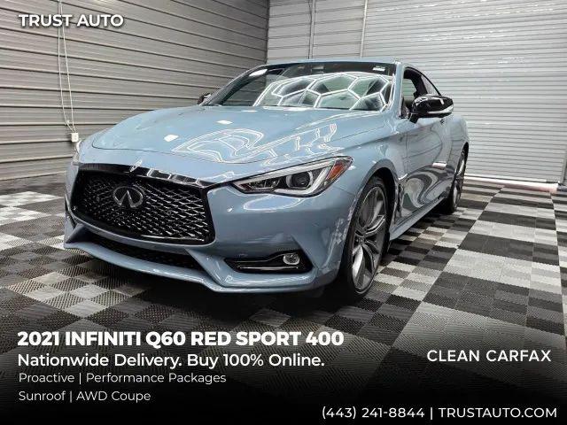 2021 INFINITI Q60 RED SPORT 400 AWD for sale in Sykesville, MD