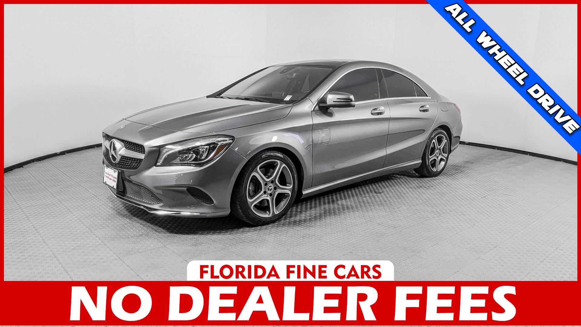 Gray (Mountain Grey Metallic) 2019 Mercedes-Benz CLA Coupe All-Wheel Drive Automatic