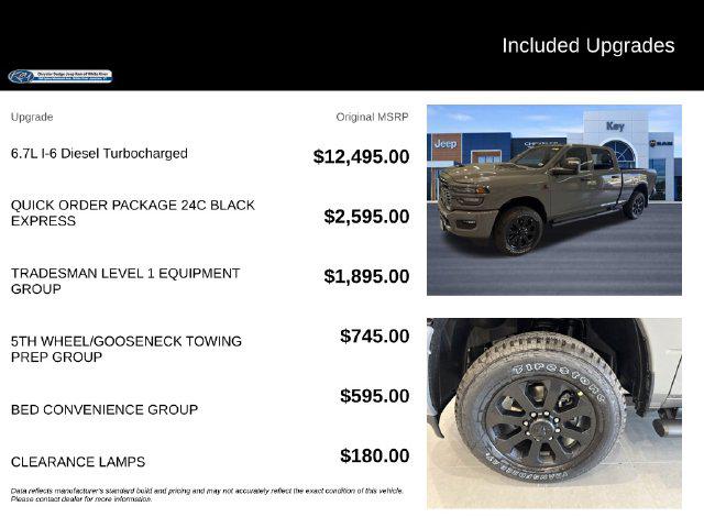 2027 Ram 2500 Black Express