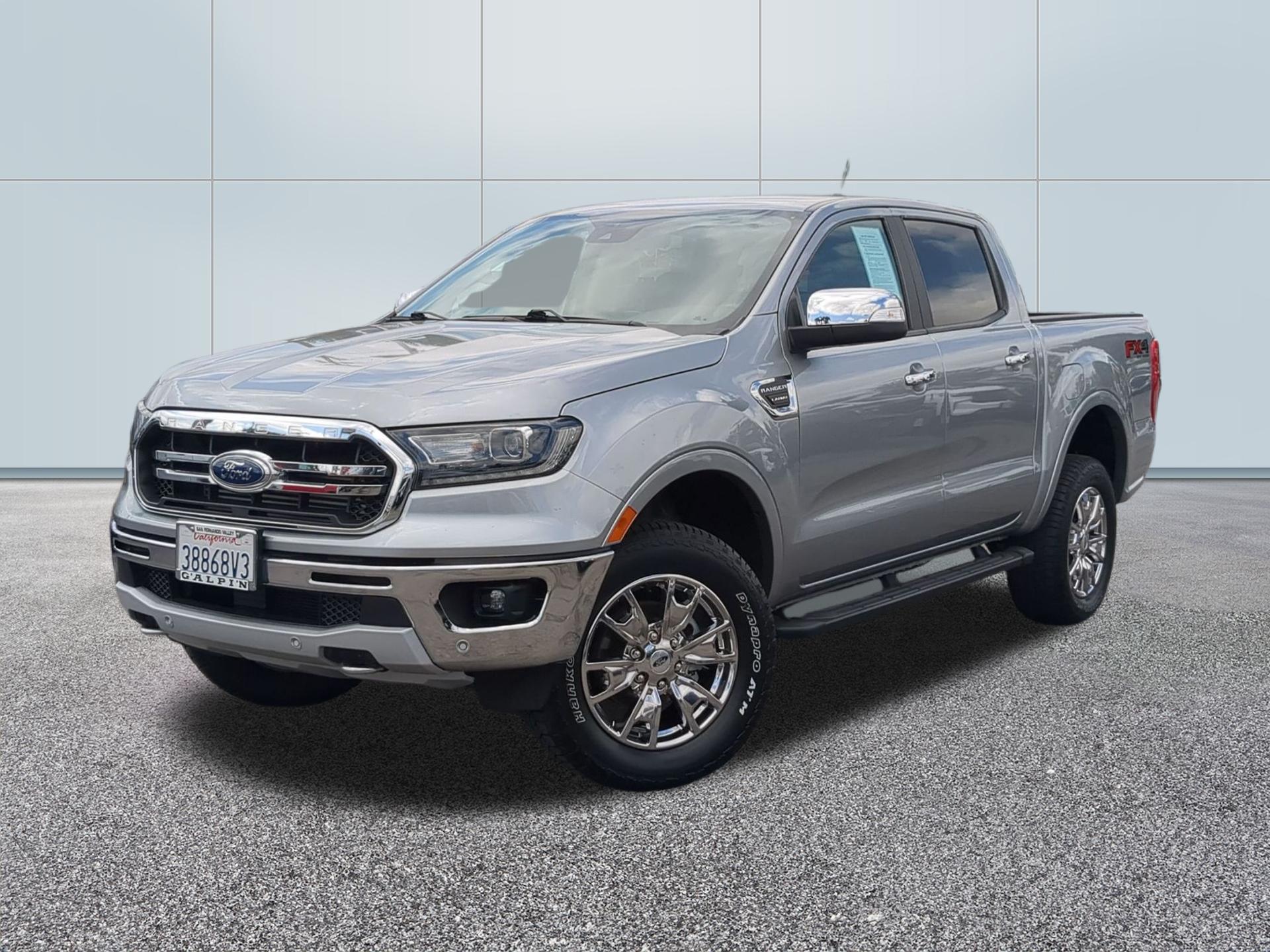 Iconic Silver Metallic 2023 Ford Ranger Pickup Truck Four-Wheel Drive Automatic