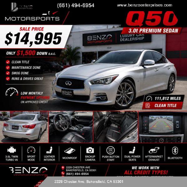 2017 INFINITI Q50 3.0t Premium for sale in Bakersfield, CA