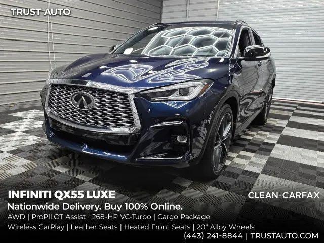 2025 INFINITI QX55 LUXE AWD for sale in Sykesville, MD