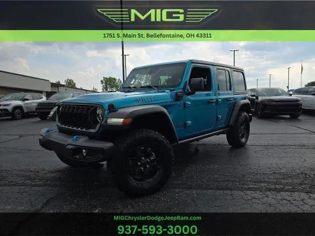 2024 Jeep Wrangler 4xe Willys 4xe for sale in Bellefontaine, OH
