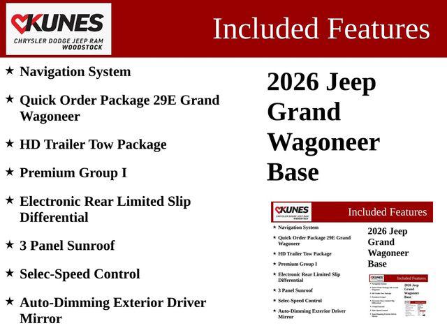 2026 Wagoneer Grand Wagoneer 4x4