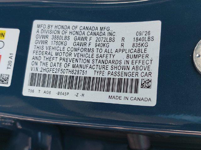 2026 Honda Civic Sport